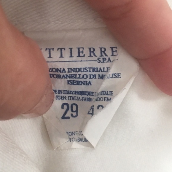 Versace White Jeans Signature high waist 27" hips 29" length 31-32 skinny - Picture 12 of 15